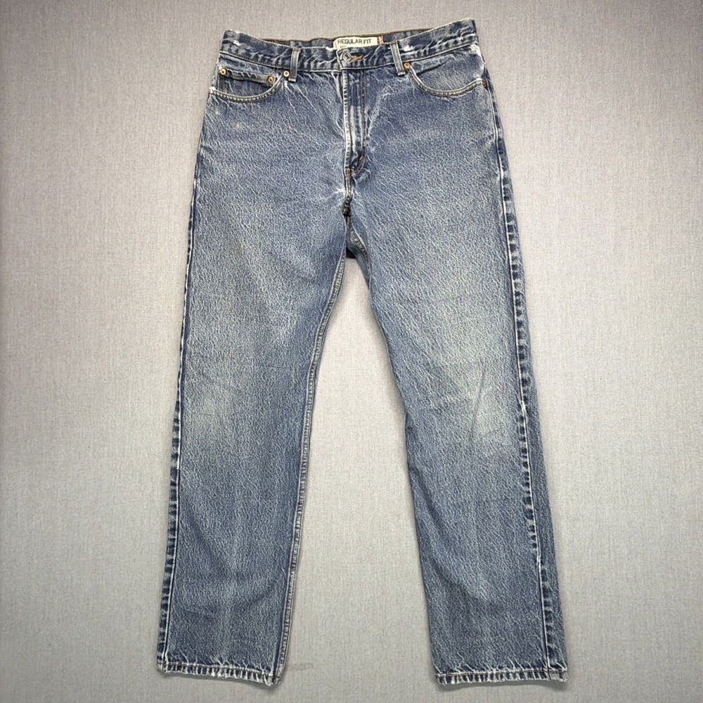 Vintage Levis 505 Mens 36x34 (Fits 34x31) Straight Leg Nice‎ Fade Y2K